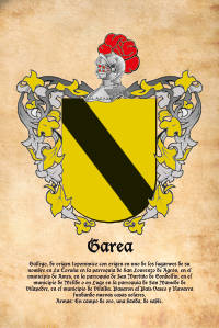 Escudo heráldico del apellido Garea