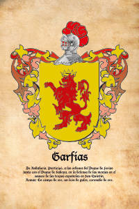 Escudo heráldico del apellido GARFIAS