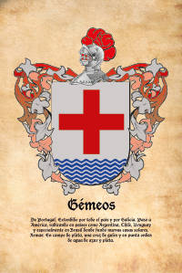 Escudo heráldico del apellido GEMEOS