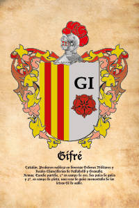 Escudo heráldico del apellido GIFRE