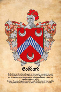 Escudo heráldico del apellido GODDARD