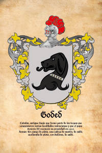 Escudo heráldico del apellido GODED
