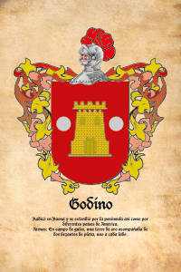 Escudo heráldico del apellido GODINO