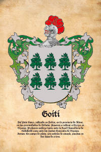 Escudo heráldico del apellido GOITI