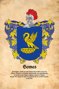 Escudo heráldico del apellido GOMES