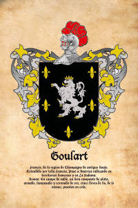 Escudo heráldico del apellido GOULART