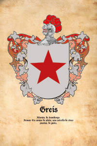 Escudo heráldico del apellido GREIS