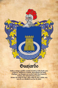 Escudo heráldico del apellido GUAJARDO