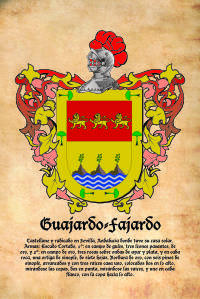 Escudo heráldico del apellido GUAJARDO-FAJARDO