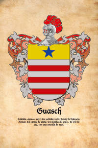 Escudo heráldico del apellido GUASCH