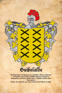 Escudo heráldico del apellido GUIBELALDE