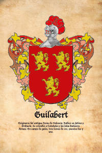 Escudo heráldico del apellido Guilabert