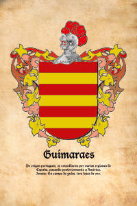 Escudo heráldico del apellido GUIMARAES