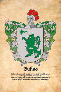 Escudo heráldico del apellido GULINO