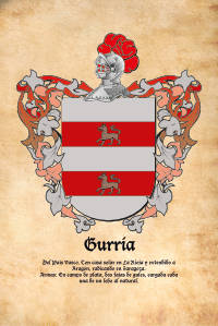 Escudo heráldico del apellido Gurría