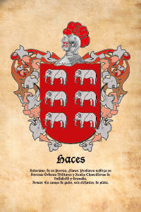 Escudo heráldico del apellido HACES