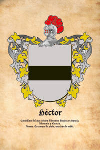 Escudo heráldico del apellido HECTOR