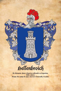 Escudo heráldico del apellido Hellenbroich