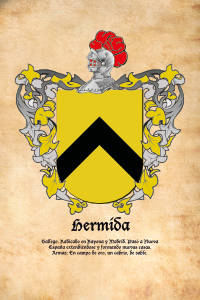 Escudo heráldico del apellido HERMIDA
