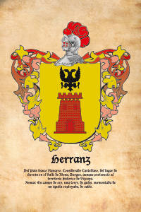 Escudo heráldico del apellido HERRANZ