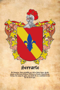 Escudo heráldico del apellido HERRARTE