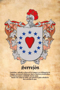 Escudo heráldico del apellido HERREJON