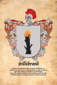 Escudo heráldico del apellido HILLEBRAND