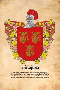 Escudo heráldico del apellido HINOJOSA
