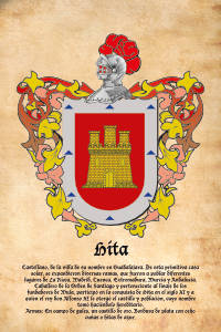Escudo heráldico del apellido HITA