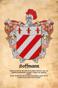 Escudo heráldico del apellido HOFFMANN