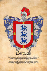Escudo heráldico del apellido Ibarguchi