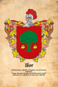 Escudo heráldico del apellido IBOR