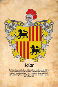 Escudo heráldico del apellido ICIAR