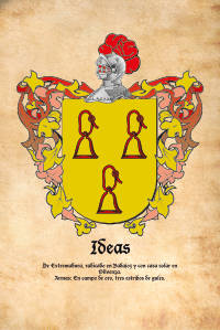 Escudo heráldico del apellido Ideas