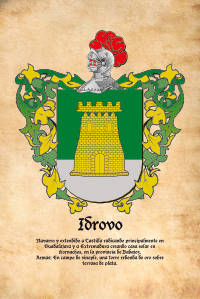 Escudo heráldico del apellido IDROVO