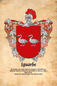 Escudo heráldico del apellido IGUARBE