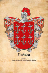Escudo heráldico del apellido ILABACA