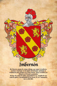 Escudo heráldico del apellido IMBERNON