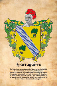 Escudo heráldico del apellido IPARRAGUIRRE