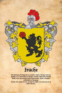 Escudo heráldico del apellido Irache