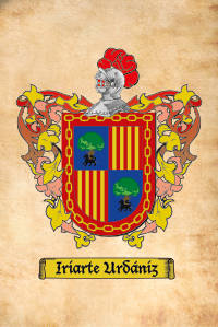 Escudo heráldico del apellido IRIARTE URDANIZ
