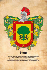 Escudo heráldico del apellido IRUN