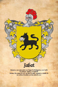 Escudo heráldico del apellido JABAT