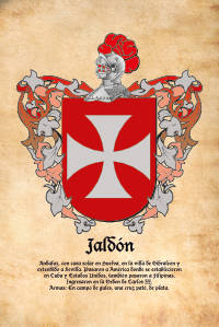 Escudo heráldico del apellido Jaldón