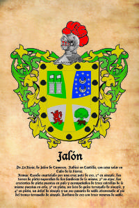 Escudo heráldico del apellido JALON
