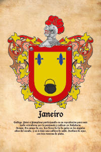 Escudo heráldico del apellido JANEIRO