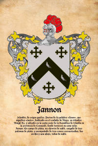 Escudo heráldico del apellido JANNON