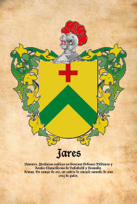 Escudo heráldico del apellido JARES