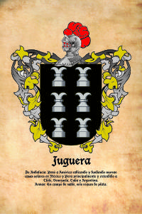 Escudo heráldico del apellido JUGUERA