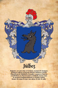 Escudo heráldico del apellido JULBEZ